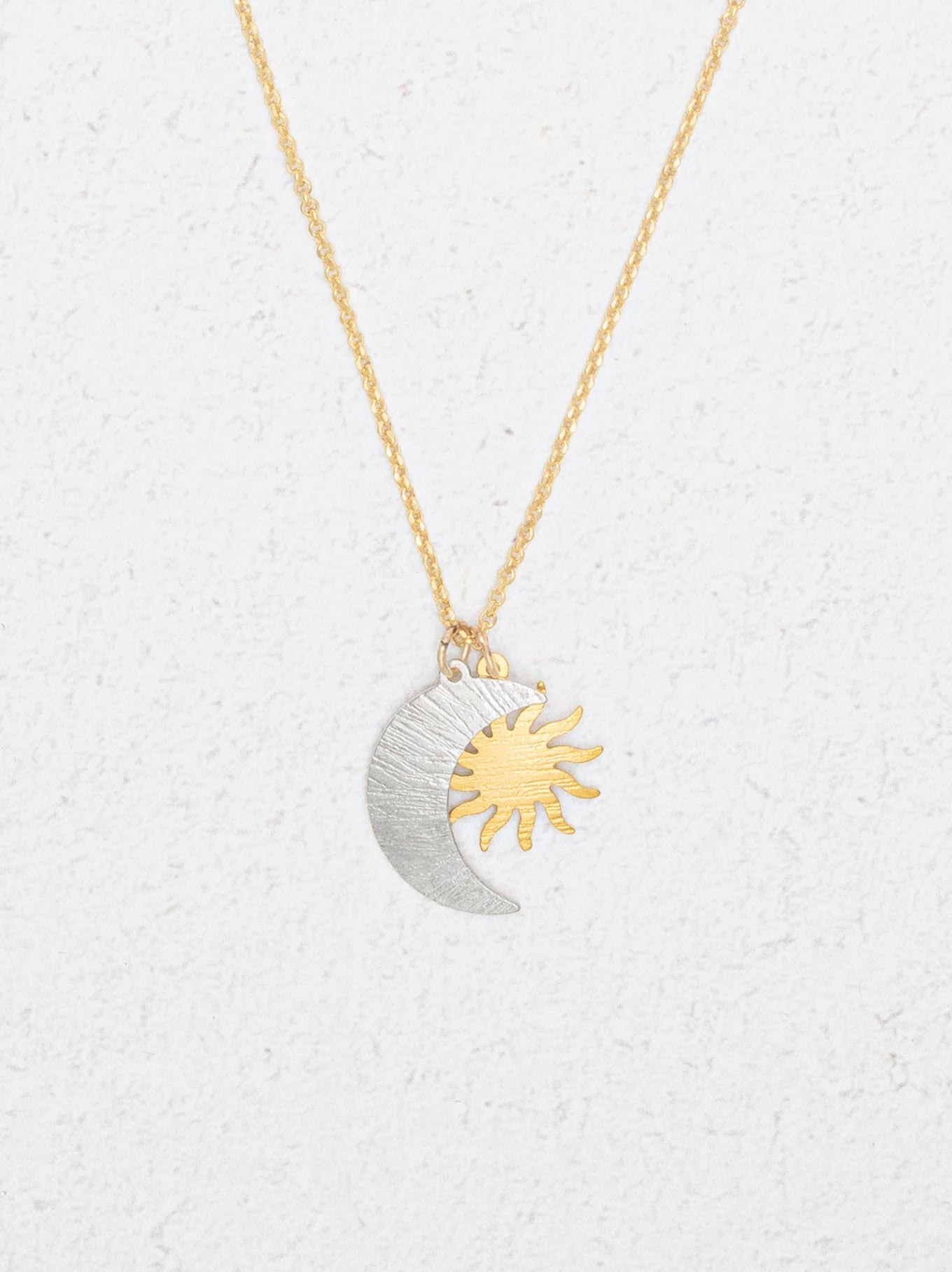 Holly Yashi Sun and Moon Pendant Necklace