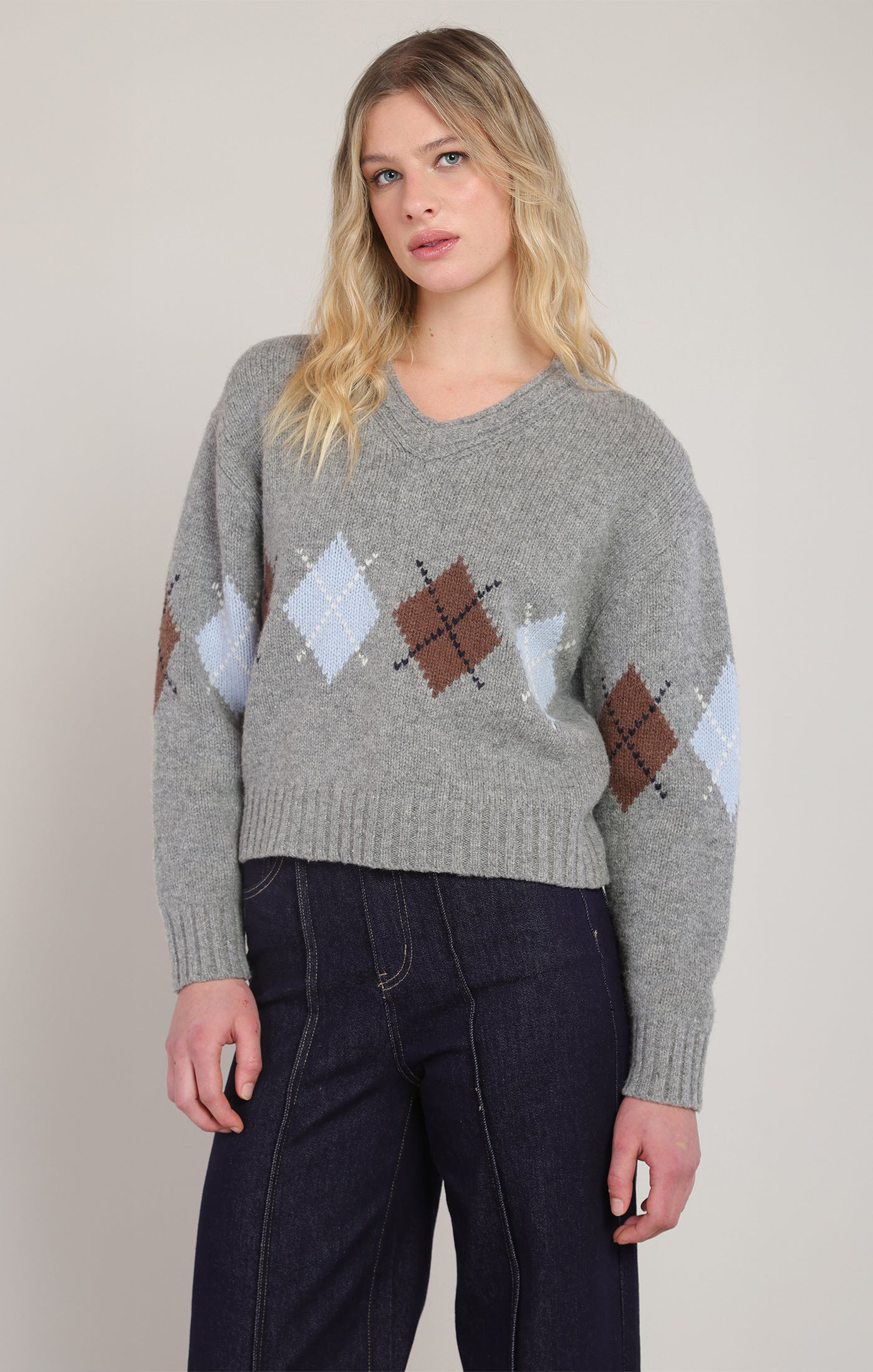 Room 34 Argyle Sweater