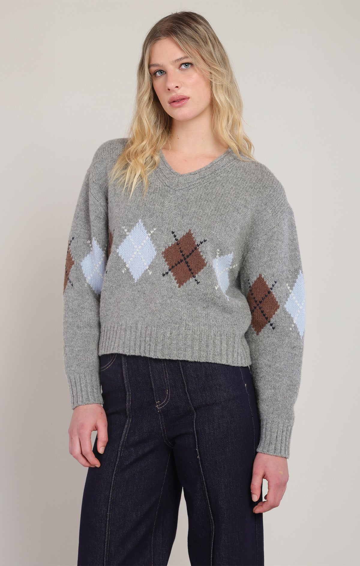 Room 34 Argyle Sweater
