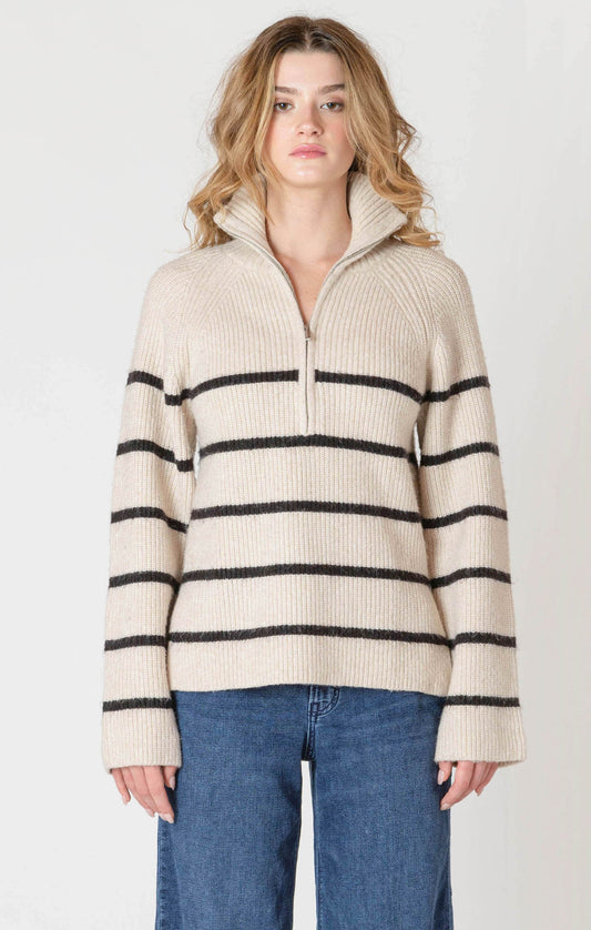 Room 34 Half-Zip Longline Sweater