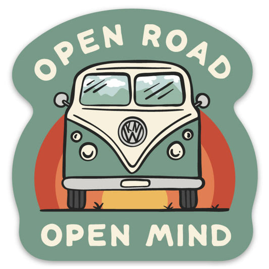 Open Road Sticker