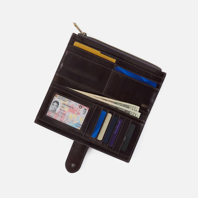 Hobo Dunn Continental Wallet - Multiple Color Options