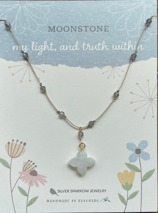 My Light & Truth Within Necklace-Flower Petal Collection