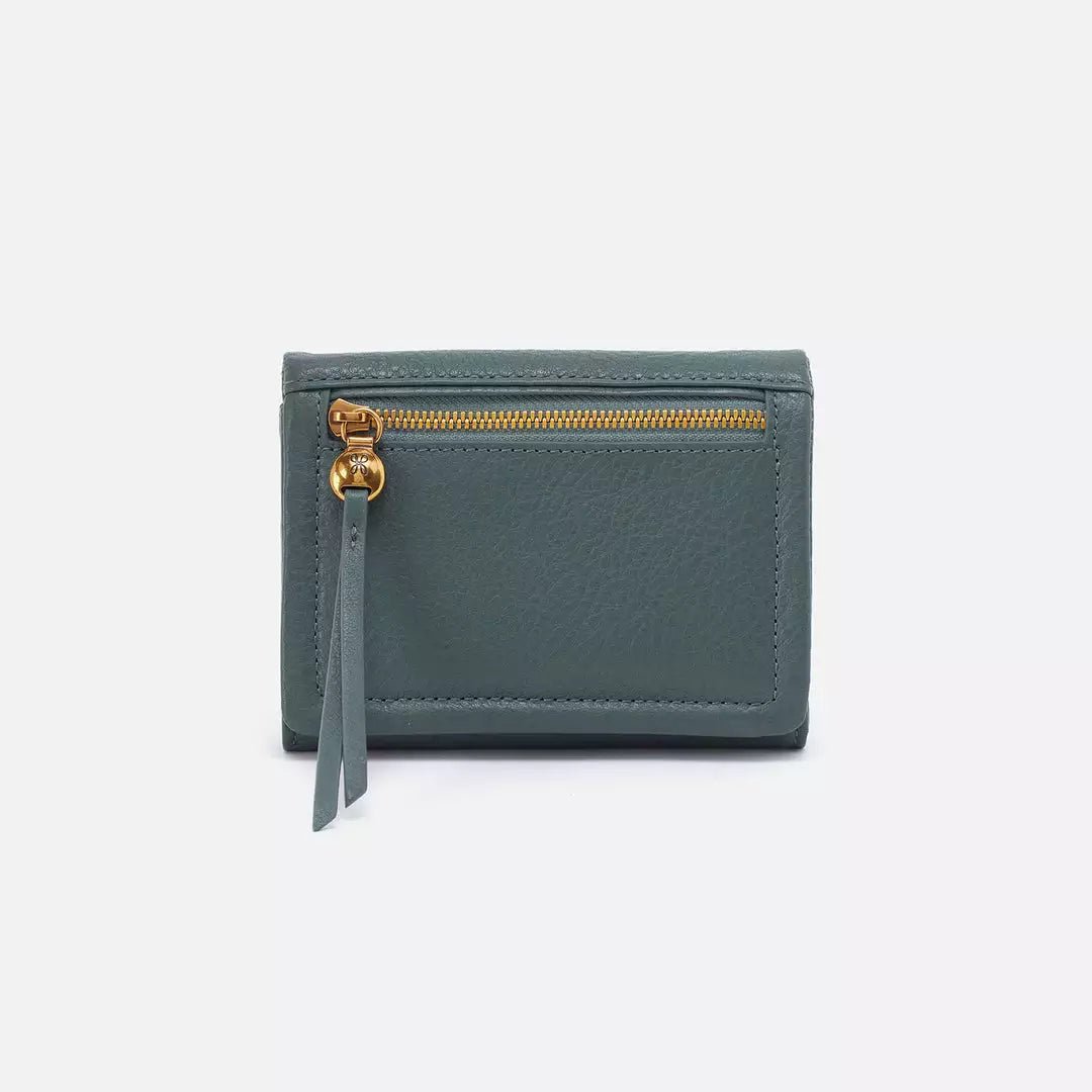 Hobo Lumen Medium Bifold Wallet Sage Leaf