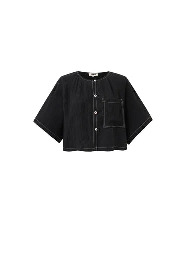 FRNCH Casimire Black Top