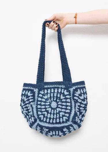 FRNCH Adolphine Navy Blue Bag