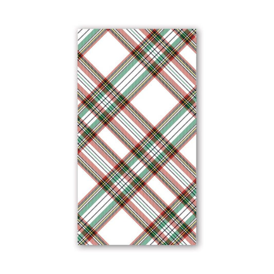 Vintage Plaid Hostess Napkin