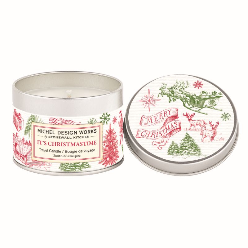 It's Christmastime Travel Candle