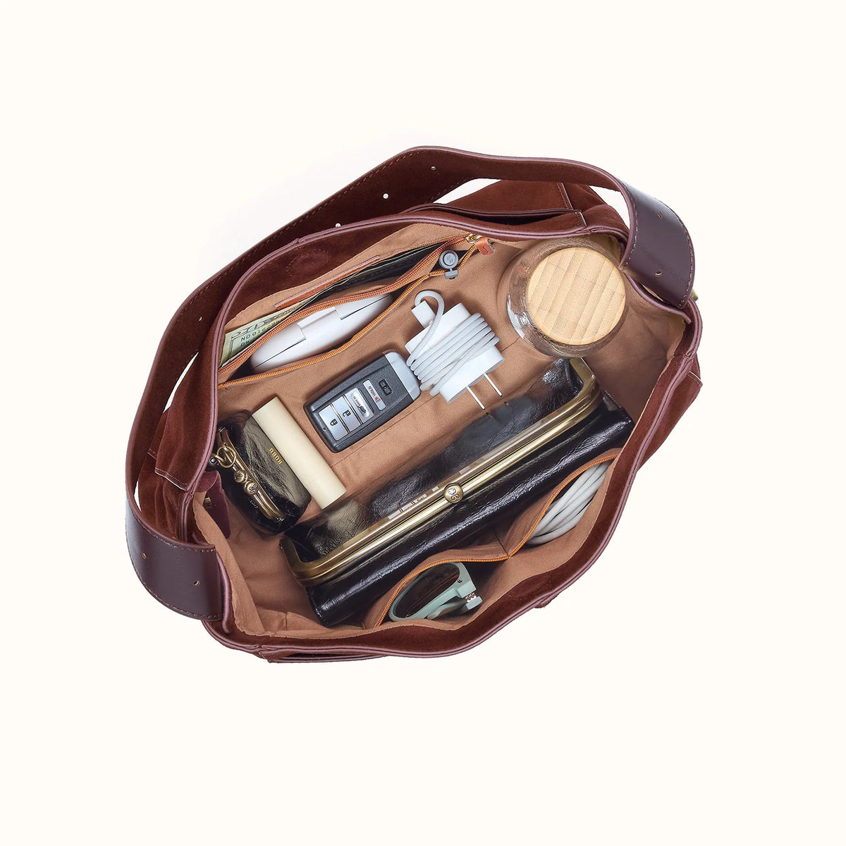 Hobo Render Shoulder Purse Chocolate