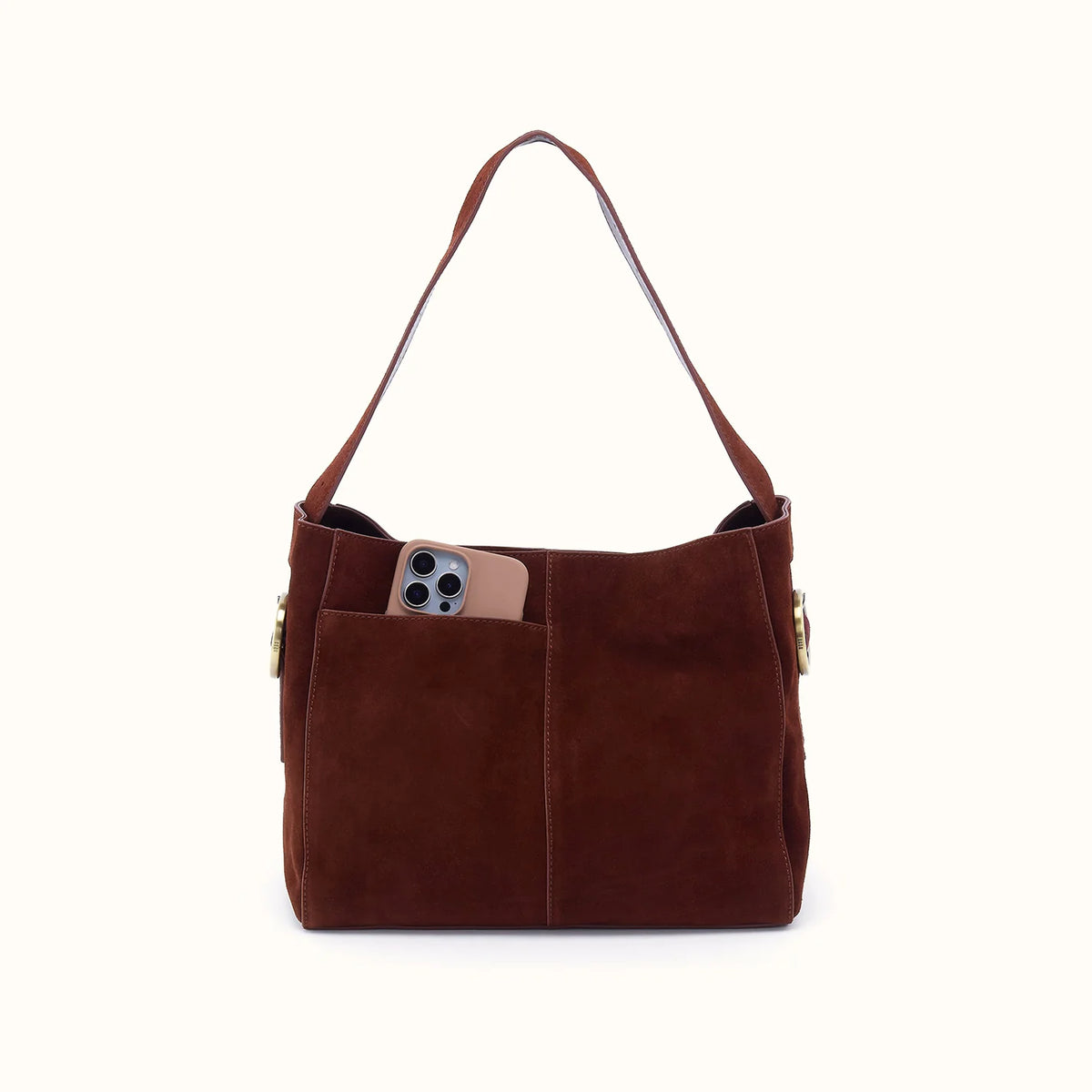 Hobo Render Shoulder Purse Chocolate