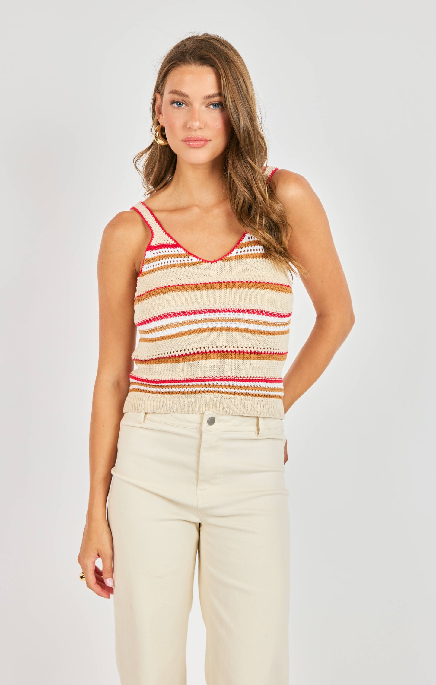 Sadie & Sage Copper Cloud Sweater Tank