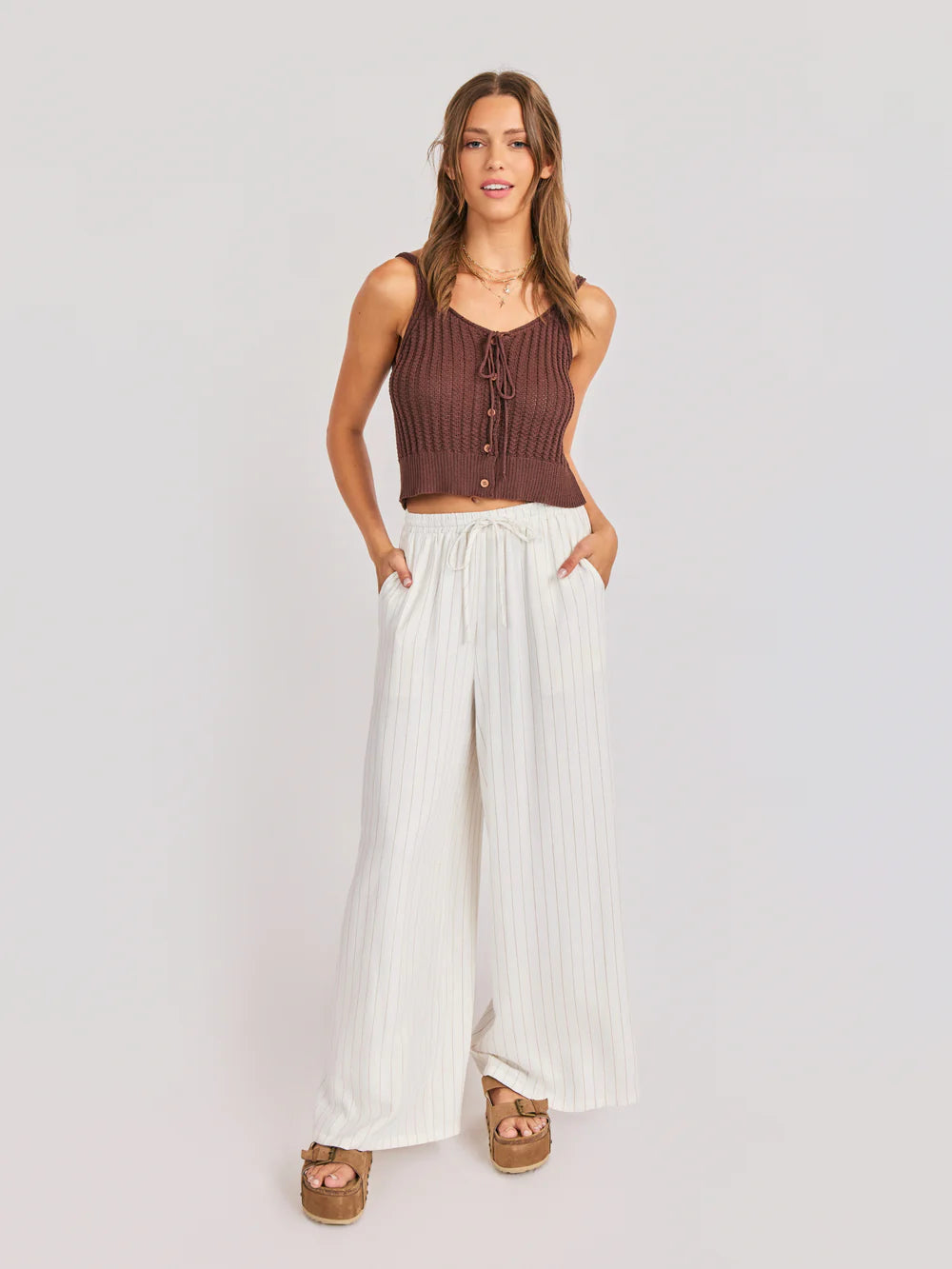 Sadie & Sage Sugarloaf Stripe Pants