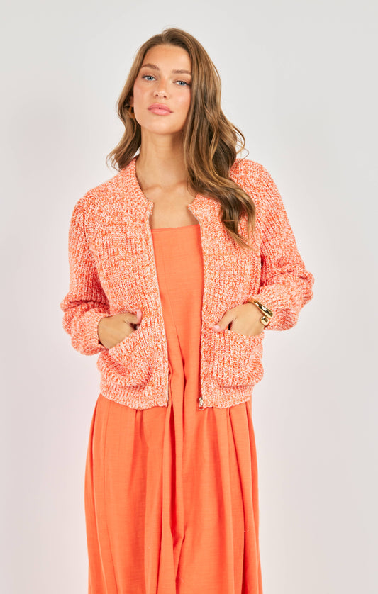 Sadie & Sage Weston Zip Up Sweater