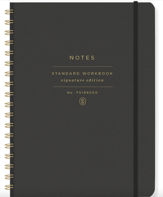 Standard Black Large Workbook