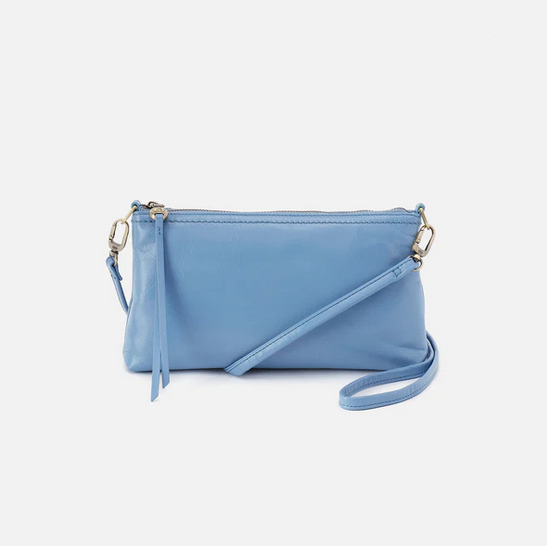 Hobo Darcy Crossbody Purse Faded Denim