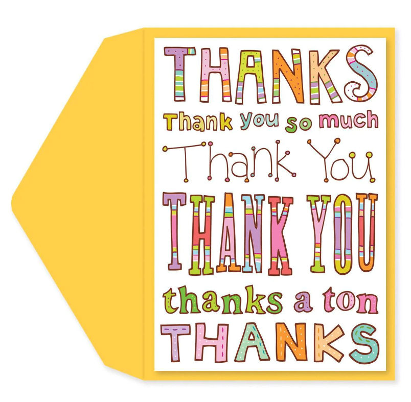 Text Thank You Card
