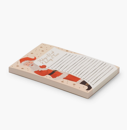 Santa’s List Holiday Notepad