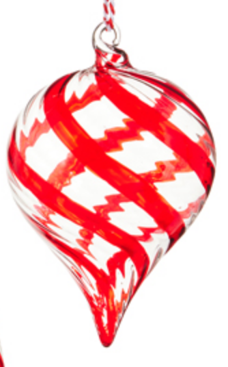 Peppermint Swirl Ornament