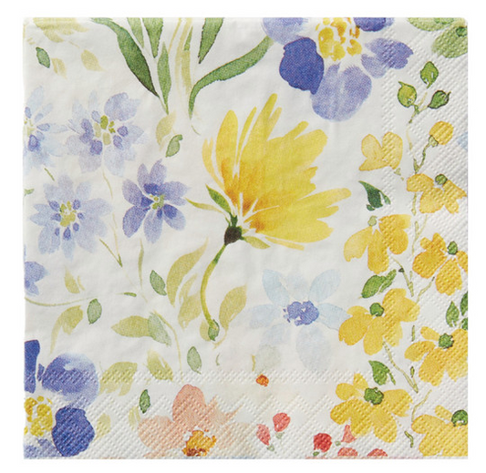 Tableau Floral Bouquet Paper Napkin