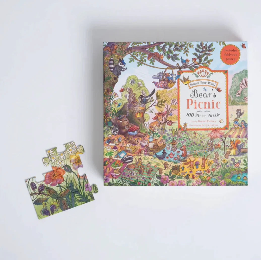 Bear's Picnic Puzzle: A Magical Woodland 100 Piece Puzzle
