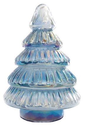 Embossed Recycled Glass Tree