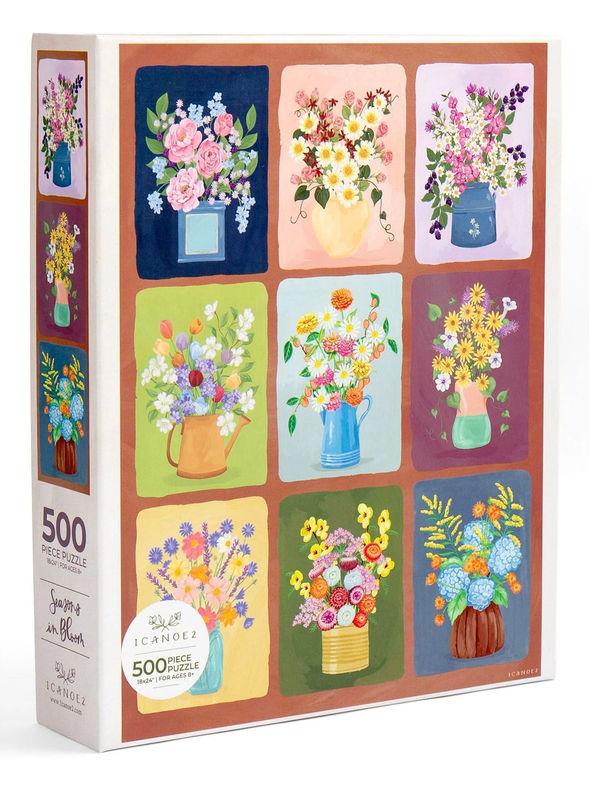 Seasons in Bloom - 500 Piece Floral Bouquets Jigsaw Puzzle