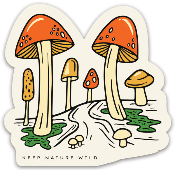 Shroom Forest Sticker