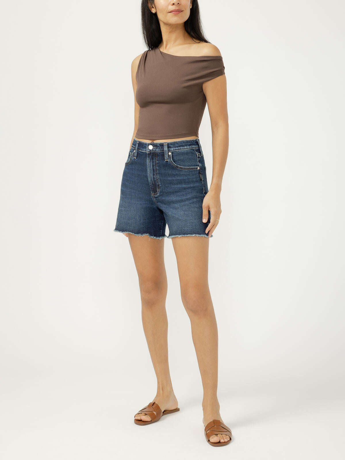 Silver Highly Desirable High Rise Shorts