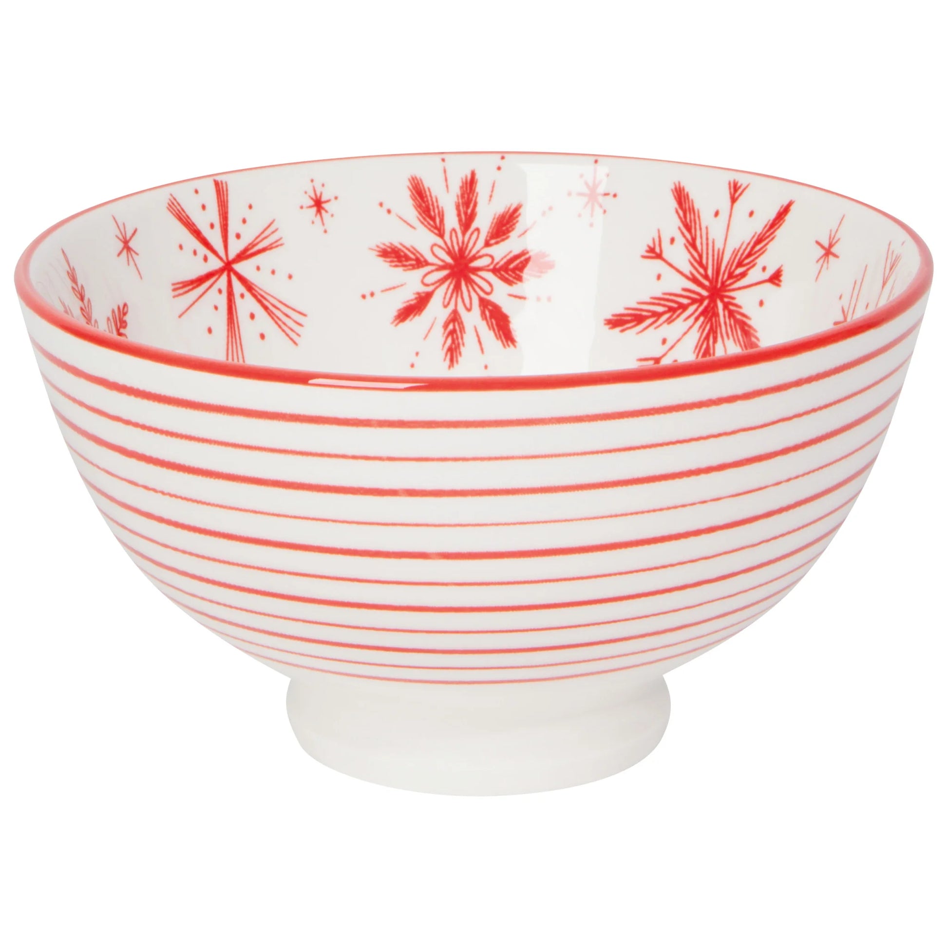 Snowflakes Stamped Bowl