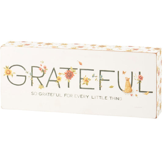 So Grateful Box Sign