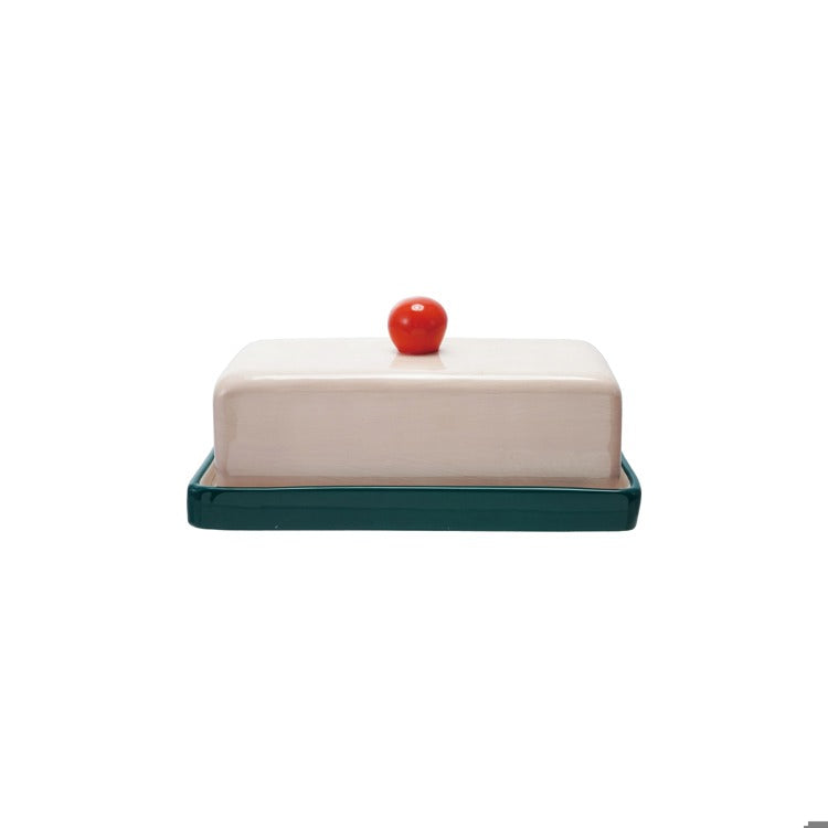 Stoneware Butter Dish