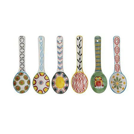 Stoneware Hand Painted Spoons