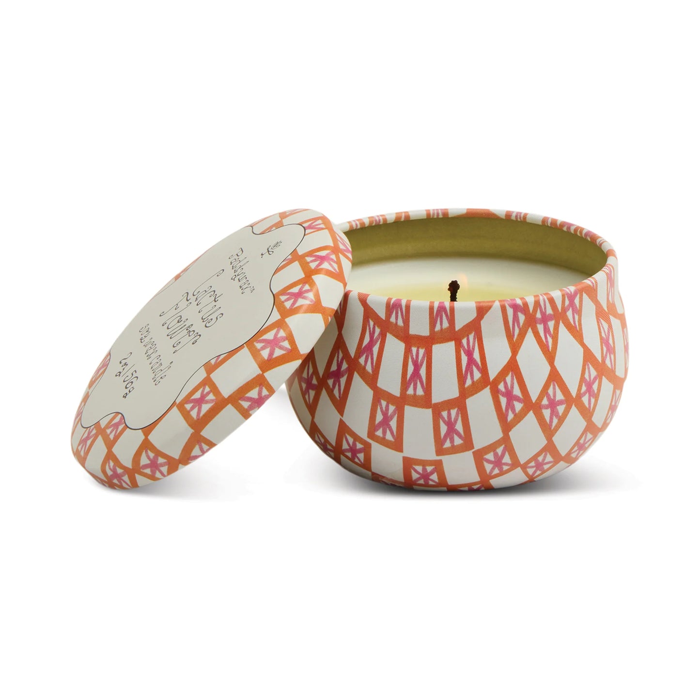 Cactus Flower Tin Candle