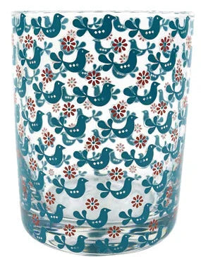 Glass Retro Juice Glasses