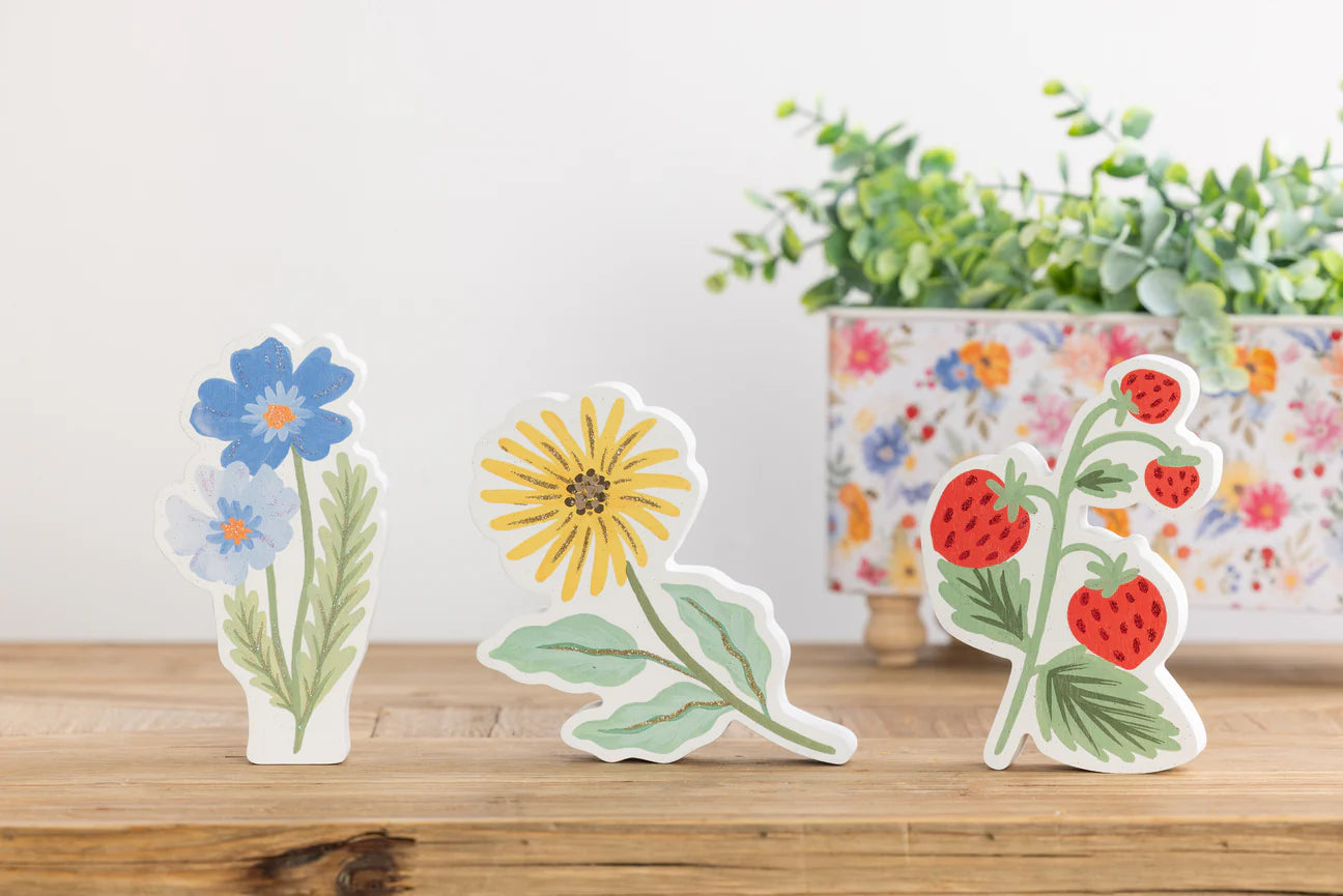 Cottage Floral Standing Icons