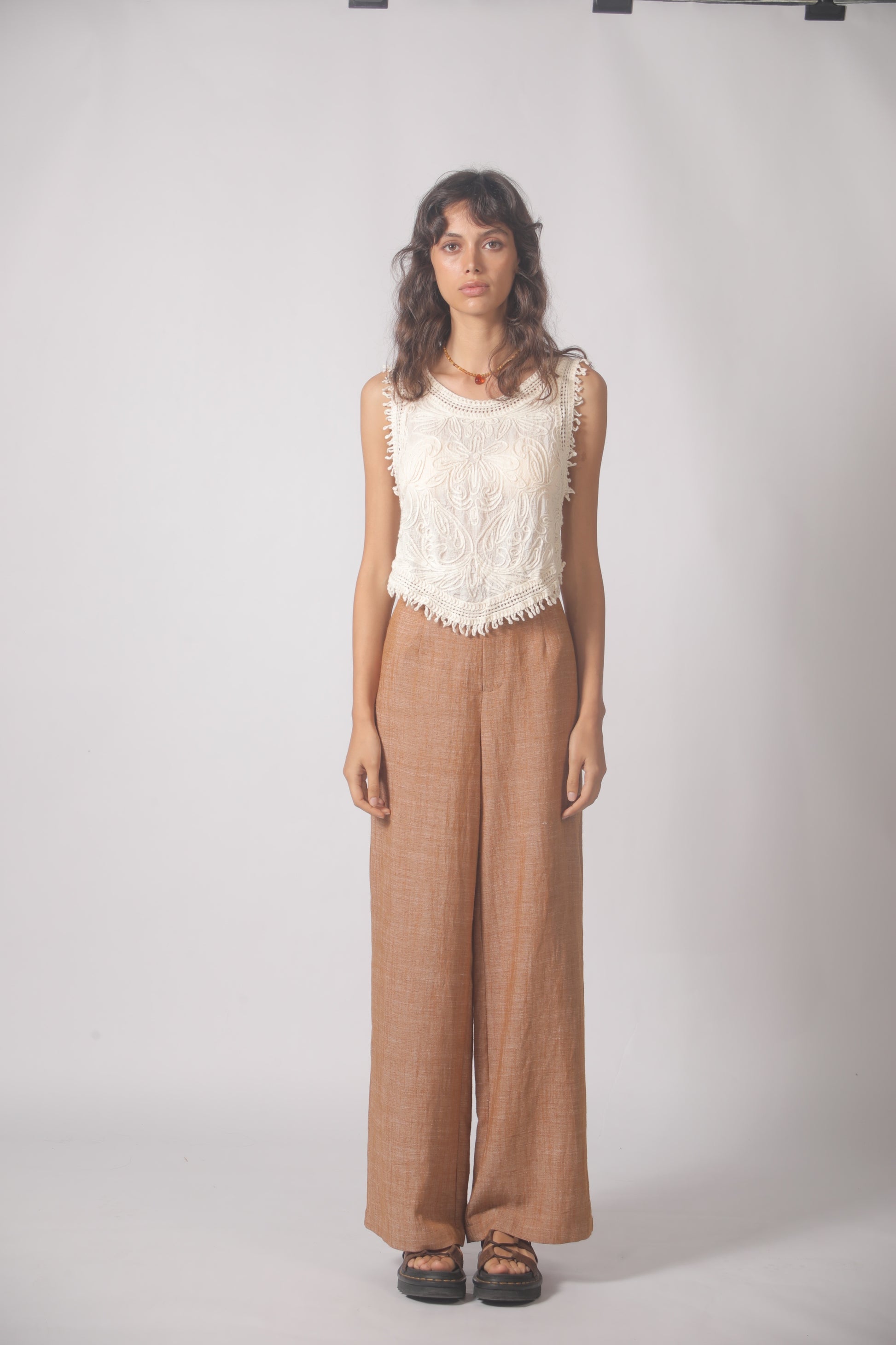 The Korner Cream Tank