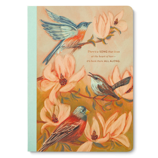 There’s a Song that Lives at the Heart of Her—It’s Been There All Along.  Composition Notebook