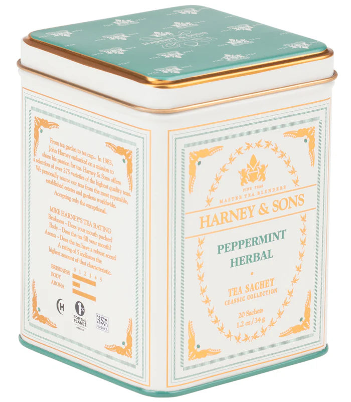 Harney and Sons Peppermint Herbal Tin