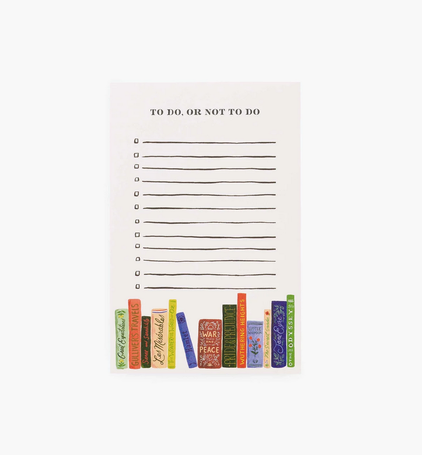 To Do, Or Not To Do Checklist Notepad