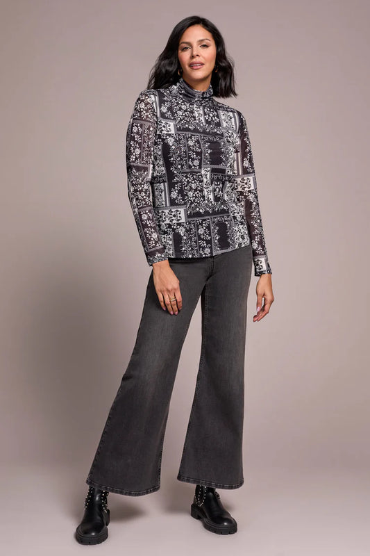 Tribal Brooke High Rise Palazzo Jeans