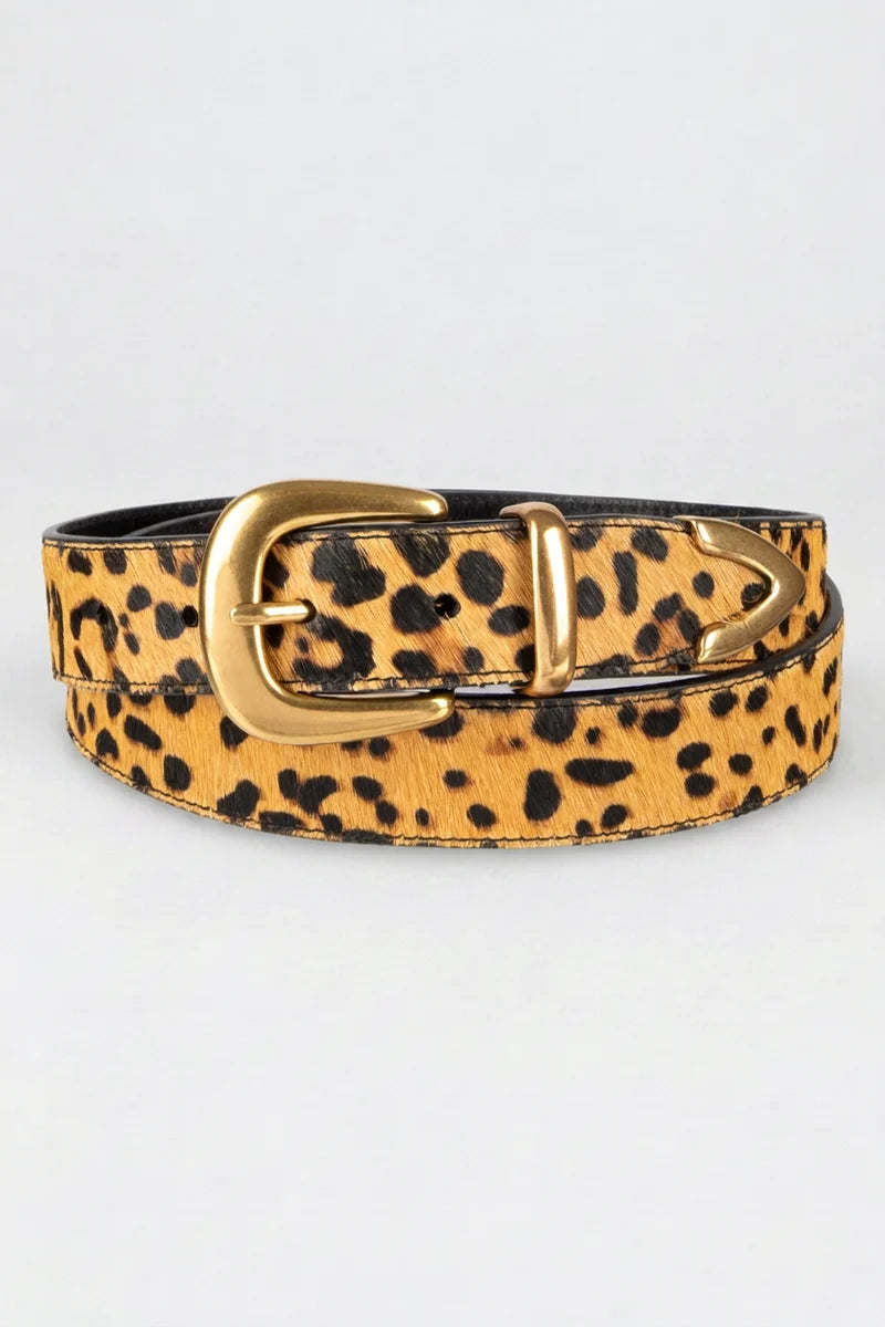 Tribal DAKOTA - 3-Piece Haircalf & Suede Belt Set