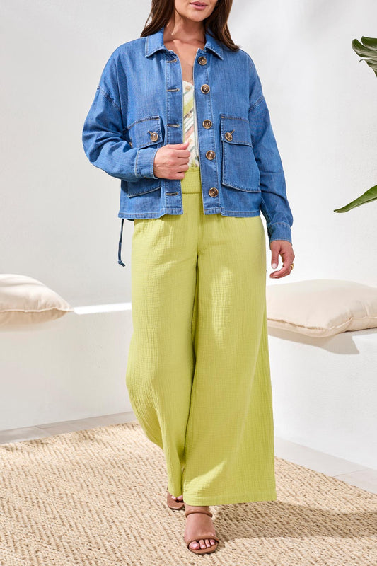 Tribal Jacket With Back Adjustment