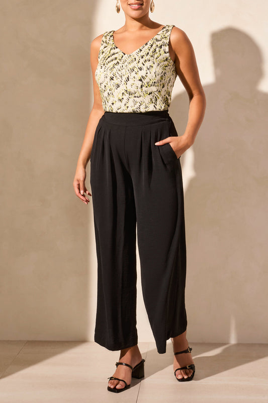 Tribal Flowy Pant With Back Elastic