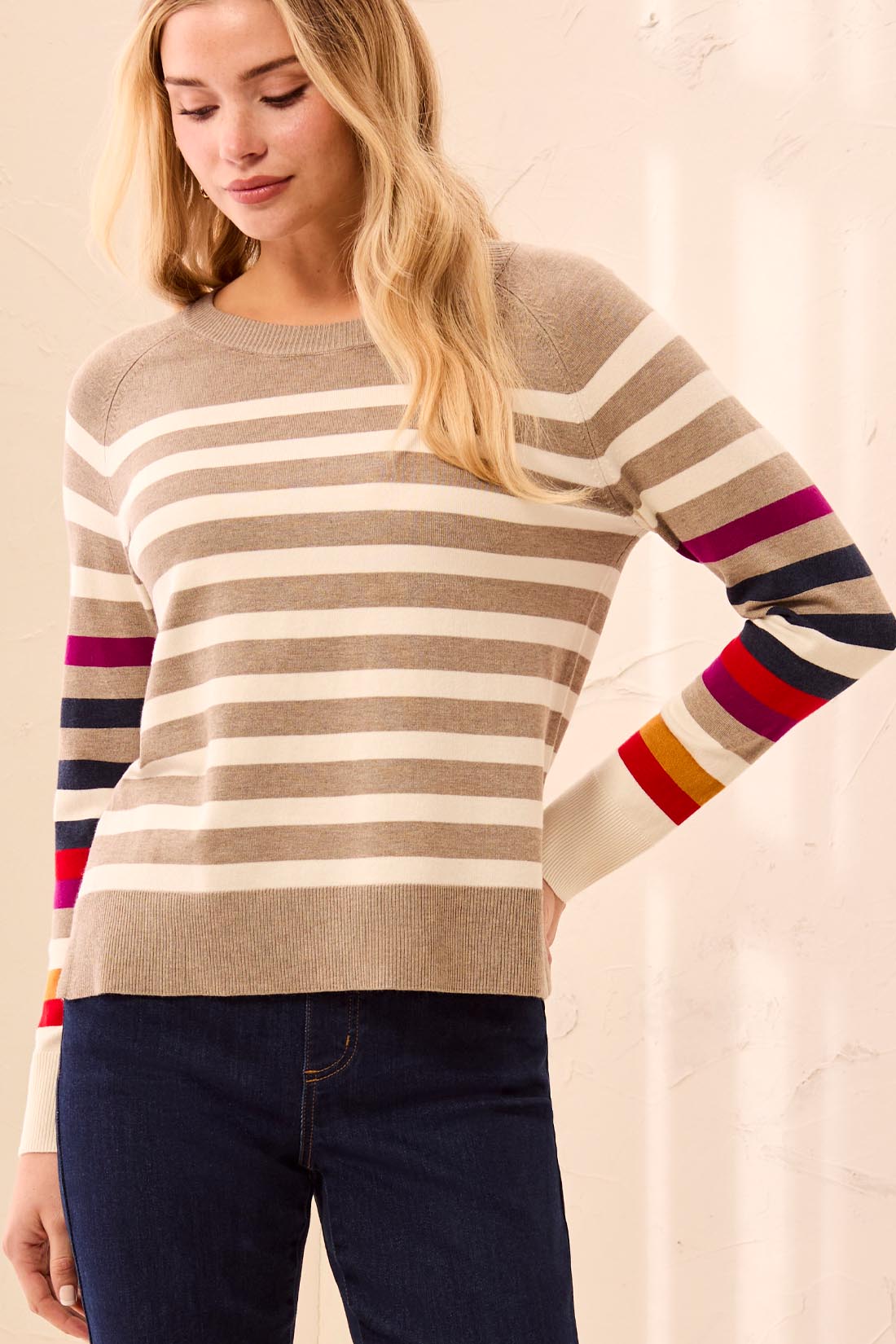 Tribal Crew Neck Sweater
