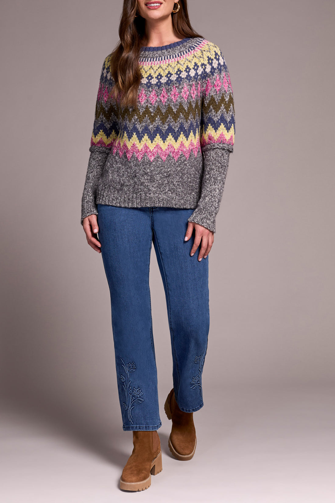 Tribal Intarsia Sweater