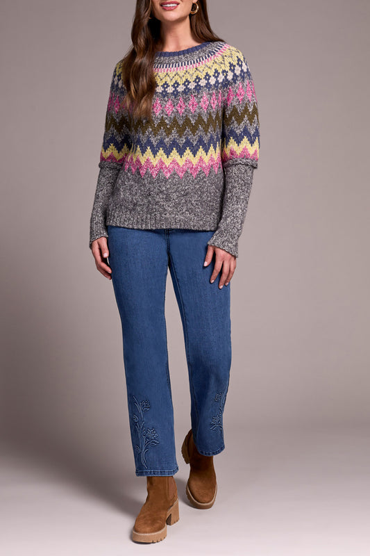 Tribal Intarsia Sweater