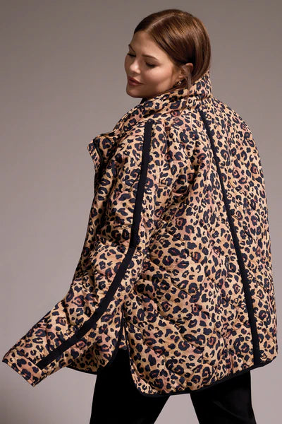 Tribal Lightweight Drop Shoulder Quilted Puffer