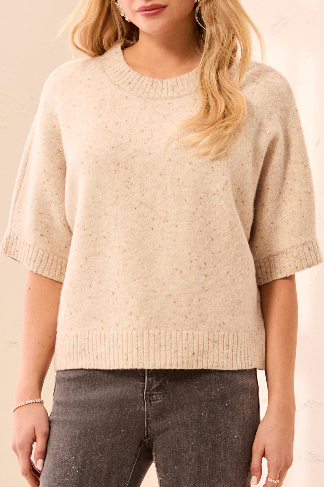 Tribal Lofty Extended Sleeve Sweater