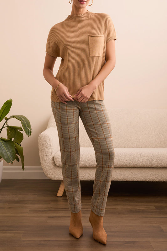 Tribal Short Sleeve Dolman Sweater