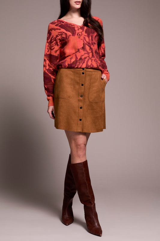 Tribal Skirt With Snaps
